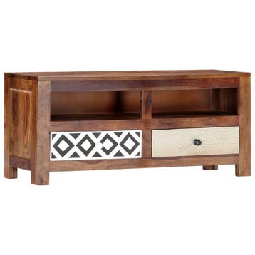 vidaXL Tv-meubel 90x30x40 cm massief acaciahout, Verzenden, Nieuw