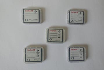 SanDisk 1x 1GB Ultra II 1x 2GB Ultra II 1x 4GB ExtremeIV 2x
