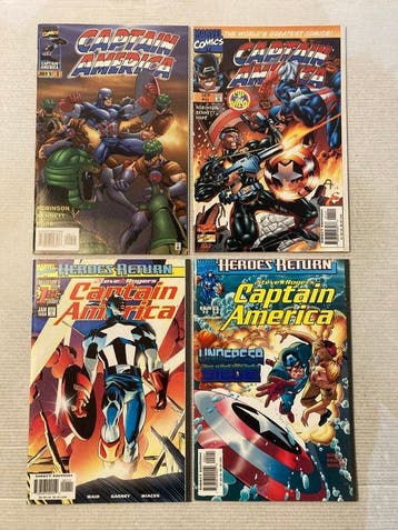 Captain America 36 comics from 1997 to 2019 and Many Extras!, Nieuw