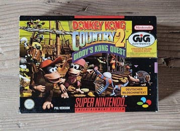 Nintendo - Super Nintendo - Donkey Kong Country 2: Diddys, Nieuw