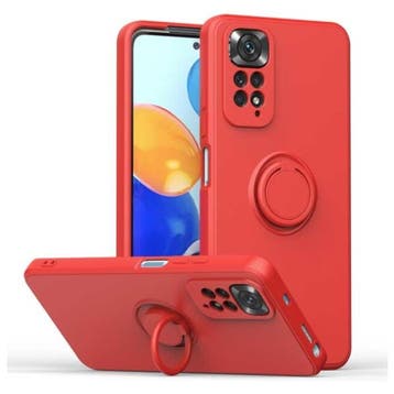 Xiaomi Mi 11 Hoesje met Ring Kickstand en Magneet -, Verzenden, Nieuw