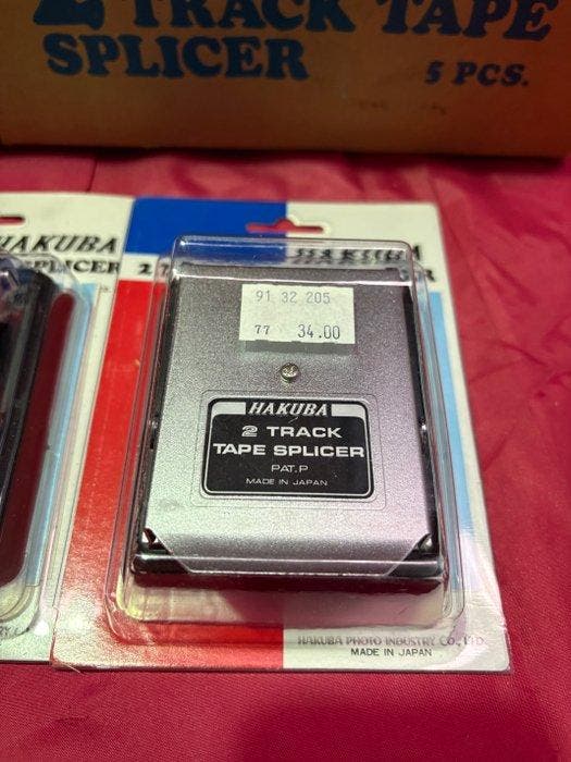 Hakuba Partij van 60 nieuwe Hakuba 2 Track Tape Splicers –, Collections, Appareils photo & Matériel cinématographique