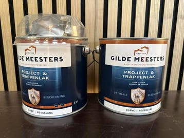 Veiling - 2x Gilde Meesters Project- & Trappenlak 2K 2,5L Ho, Nieuw