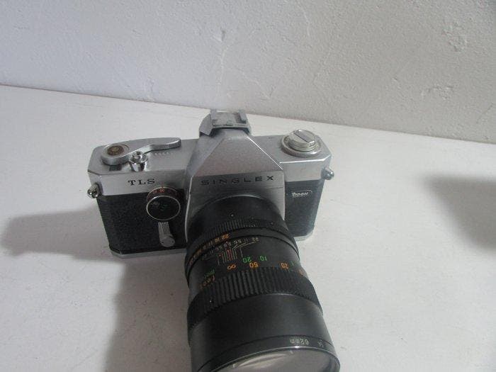 Ricoh, Chinon, Pallas Singlex TLS / CE-5 Single lens reflex, Audio, Tv en Foto, Fotocamera's Analoog