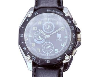 Veiling - LIP | Stoer Classics Chrono-Look Herenhorloge, Gebruikt