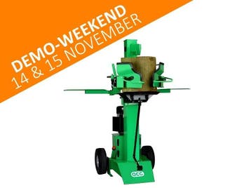 Houtkliever, kloofmachine, kliever | DEMOWEEKEND 14 & 15 nov, Staand, ACG, Nieuw, Ophalen of Verzenden