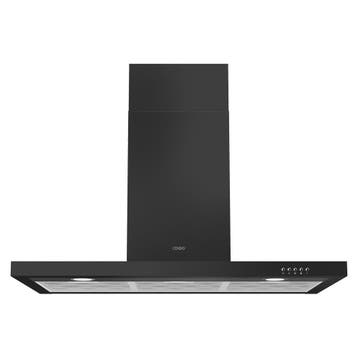 Wand dampkap - 90 cm - Zwart - 730 m³/h - CENDO BMB5090PDZ, Elektronische apparatuur, Afzuigkappen, Wandschouwkap, Recirculatie