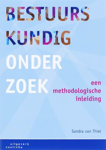 Bestuurskundig onderzoek 9789046900901 S. van Thiel, Verzenden, S. van Thiel