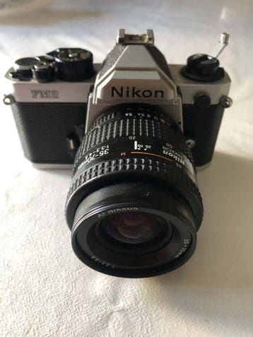 Nikon FM2 + AF Nikkor 35-70mm f/3.3-4.5 Appareil photo, Audio, Tv en Foto, Nieuw