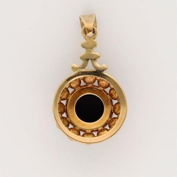 Pendentif - 14 carats Or jaune - grenade