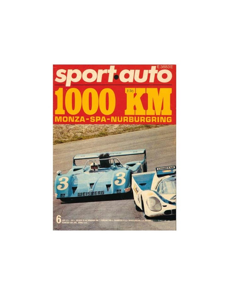1971 SPORT AUTO MAGAZINE 02 DUITS, Boeken, Auto's | Folders en Tijdschriften, Ophalen of Verzenden