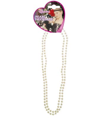 Witte Ketting Parels 57cm, Hobby en Vrije tijd, Verzenden, Nieuw