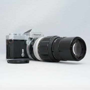 Nikon Nikomat FTN chrome + Nikkor-Q Auto 4/200mm | Single, Nieuw