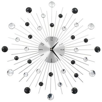 vidaXL Wandklok met quartz-mechanisme 50 cm modern ontwerp, Verzenden, Nieuw