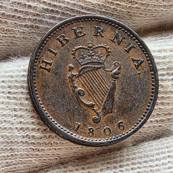 Ierland. George III. 1 Farthing 1806