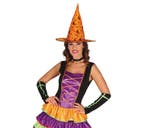 Halloween Heksenhoed Oranje, Hobby en Vrije tijd, Verzenden, Nieuw