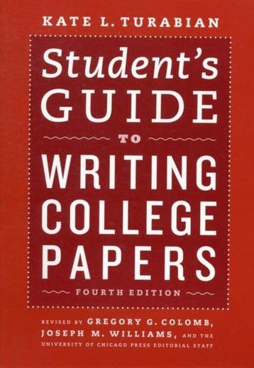 Students Guide to Writing College Papers 9780226816319, Verzenden, Gelezen, Kate L. Turabian