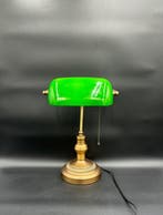 Bureaulamp - Prachtige bankierslamp klassiek – smaragdgroen, Antiek en Kunst