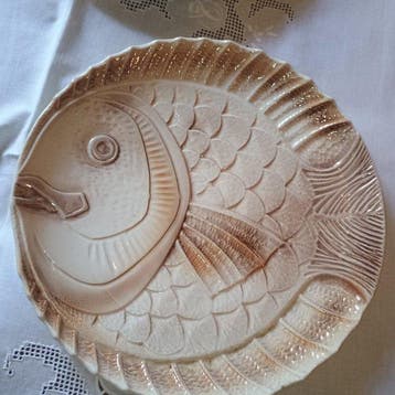 Sarreguemines - Tafelservies voor 6 (6) - Creamware -