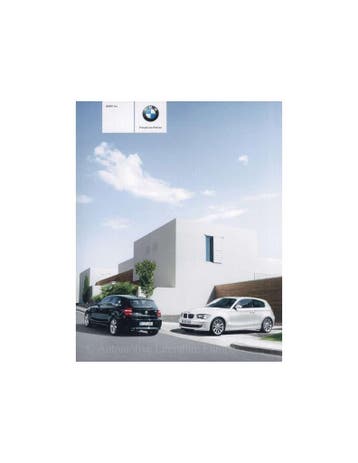 2009 BMW 1 SERIE BROCHURE DUITS