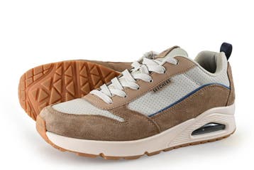 Skechers Sneakers in maat 43 Beige, Overige kleuren, Verzenden, Zo goed als nieuw, Skechers