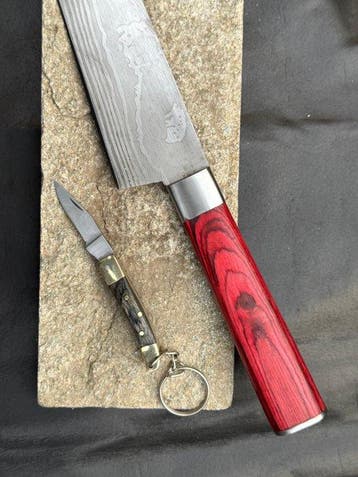 Hekito - Keukenmes - Carving knife - Exclusief vintage