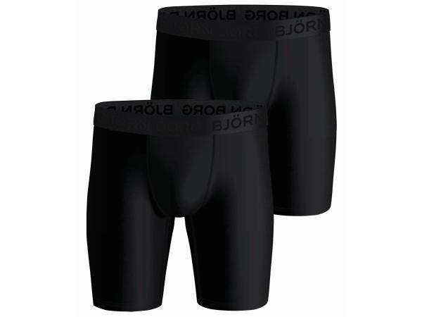 Veiling - Bjorn Borg 2-Pack Performance Boxers Long Leg Zwar, Kleding | Heren, Ondergoed