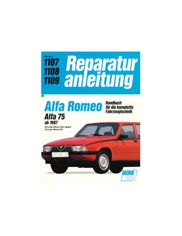 1987 - 1992 ALFA ROMEO 75 VRAAGBAAK DUITS