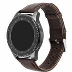 DrPhone LB1 Leren Smartwatch Band 20mm – Compatibel Met, Handtassen en Accessoires, Smartwatches, Verzenden, Nieuw