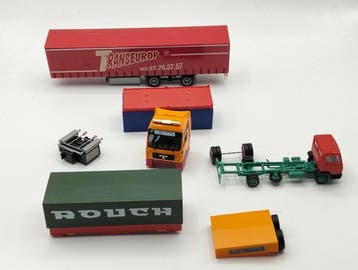 o.a. Herpa 1:87 - Décor de train miniature (2) - Colis, Hobby & Loisirs créatifs, Trains miniatures | HO