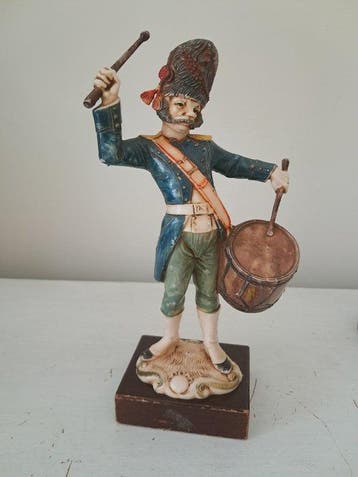 Fontanini - Figuur - Gruppo di quattro soldatini decorativi
