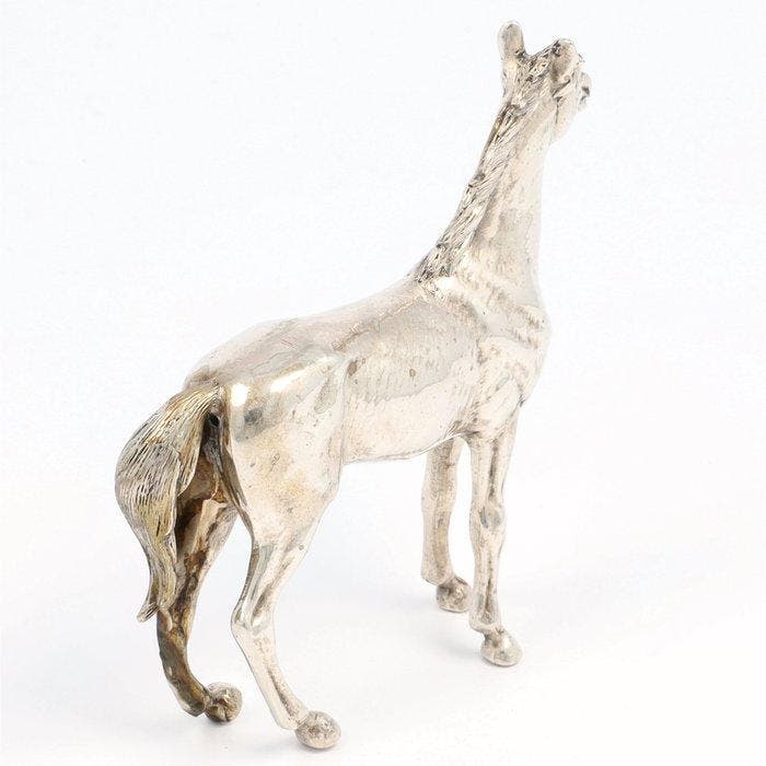 D. Zwijnenburg Paard - Beeldje - .835 zilver, Antiquités & Art, Antiquités | Argent & Or