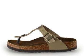 Birkenstock Sandalen in maat 39 Goud, Overige kleuren, Verzenden, Sandalen of Muiltjes, Gedragen
