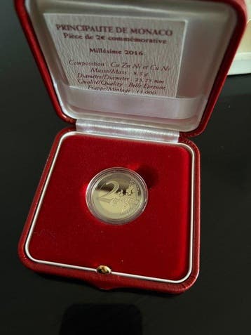 Monaco. 2 Euro 2016 Charles III Proof