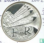 Bermuda 5 dollar 2002 (PROOF) 50ste verjaardag van de tr..., Postzegels en Munten, Munten | Amerika, Verzenden, Losse munt, Goud