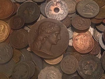 Wereld. Large lot of World Coins, 1800 to présent. (Zonder