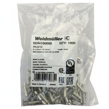 Bieden: TULEC H4.0/12 Uninsulated Ferrules 1pcs, Watersport en Boten, Ophalen of Verzenden, Nieuw