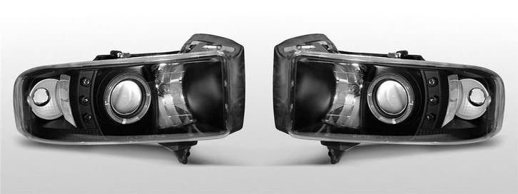 Carnamics Koplampen | Dodge Ram 94-01 4-d |  zwart, Autos : Pièces & Accessoires, Éclairage, Envoi