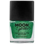 Moon Glitter Holographic Nail Polish Green 14ml, Verzenden, Nieuw