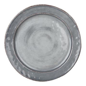 Bord | Melamine | Grijs | Per Stuk | Ø220x25(h)mm EMGA, Verzenden, Nieuw in verpakking