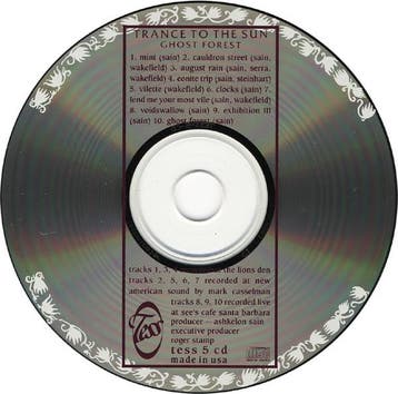 Trance To The Sun – Ghost Forest (CD, 1994), Verzenden, Gebruikt