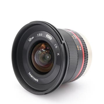 Samyang 12mm F/2 NCS CS Fuji X noir | Occasion, Audio, Tv en Foto, Ophalen of Verzenden, Nieuw