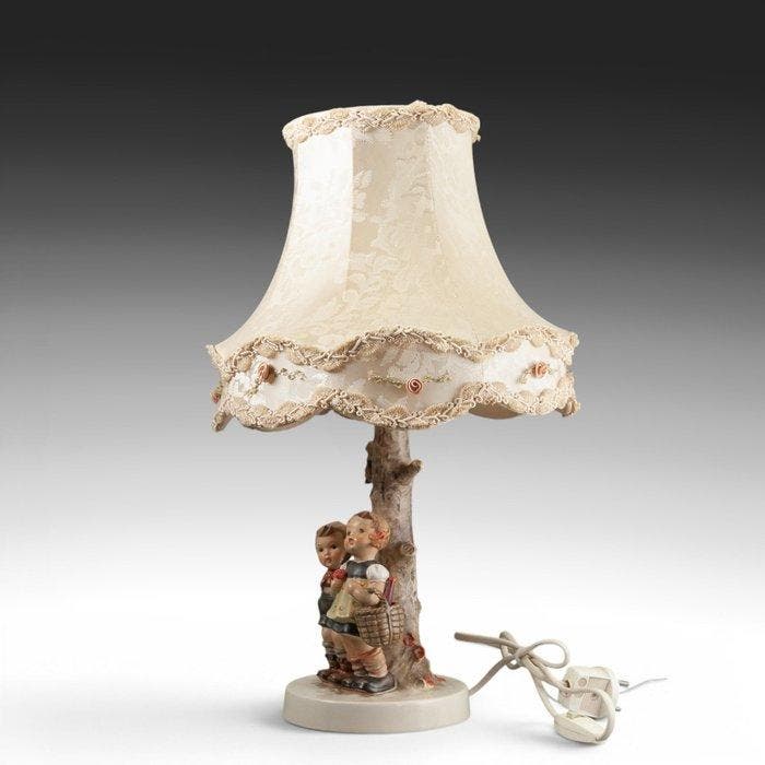 Hummel - Beeld, Lampvoet, M.J. Hummel (1960-1972) - 42 cm -, Antiek en Kunst, Curiosa en Brocante