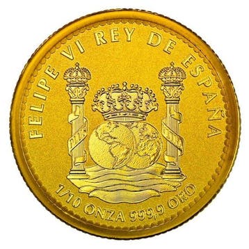 Spanje. 2025 1/10 oz €0.15 EUR Spain Gold Imperial Eagle