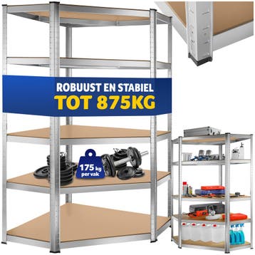 Werkplaatsrek - 180 x 89,5 x 89,5 cm, 875 kg, Verzenden, Nieuw