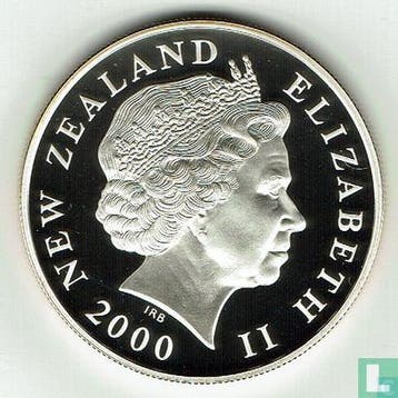 Nieuw-Zeeland 10 dollars 2000 (PROOF) First to the Future, Verzenden, Losse munt, Goud