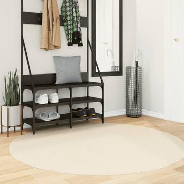 vidaXL Vloerkleed HUARTE laagpolig zacht wasbaar Ø 160 cm, Verzenden, Nieuw