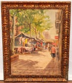 Mariano Brunet Coll (1918-1999) - NO RESERVE - Día de, Antiquités & Art, Art | Peinture | Classique