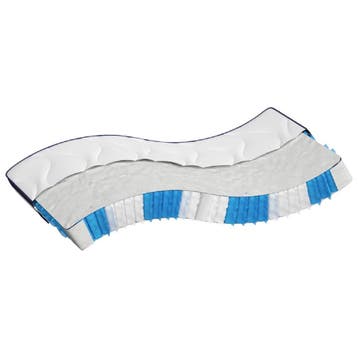 vidaXL Pocketveringmatras middelhard-hard 120x200 cm, Verzenden