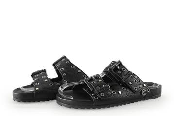 Vingino Slippers Meisjes in maat 31 Zwart, Verzenden, Jongen of Meisje, Schoenen, Zo goed als nieuw